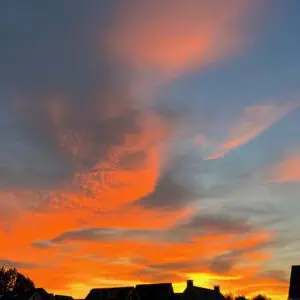 Zonsondergang op 't Gelders Eiland