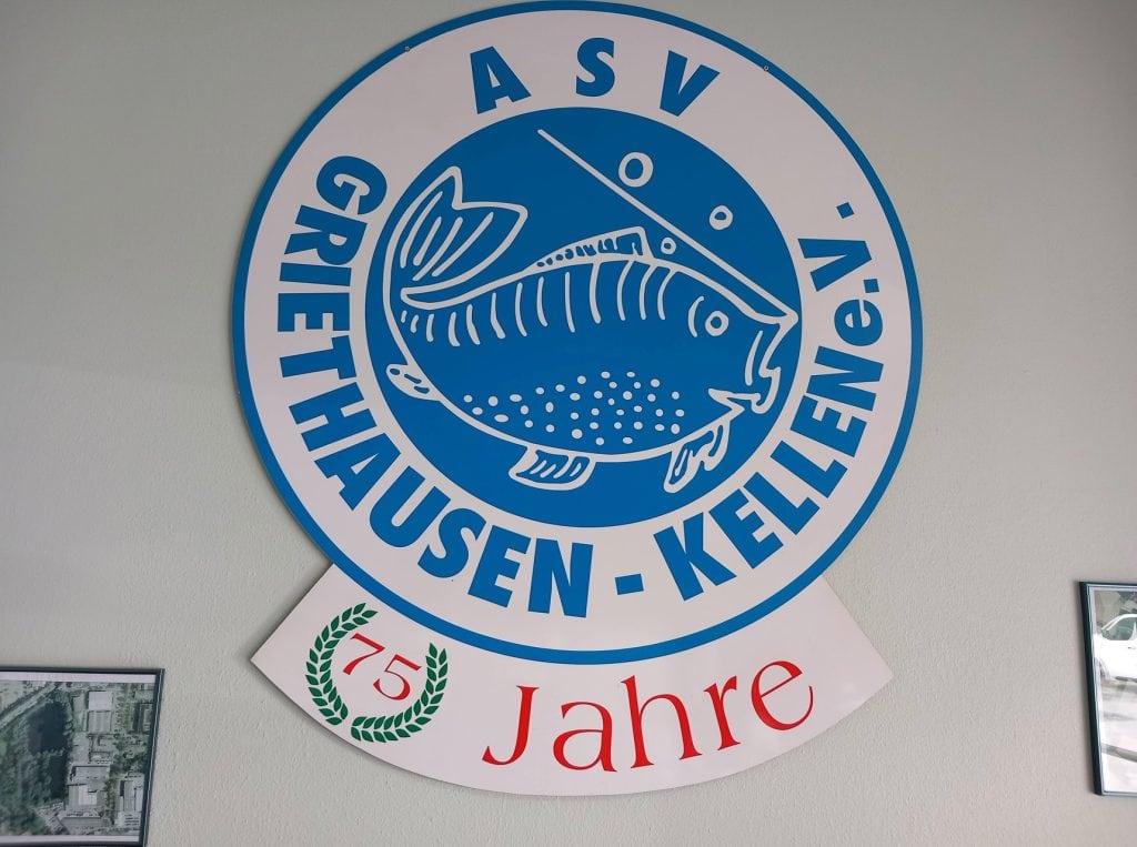 Vislogo van de Greethuusen-Kelven, visvereniging op ’t Gelders Eiland, met 75 jaar geschiedenis en t.