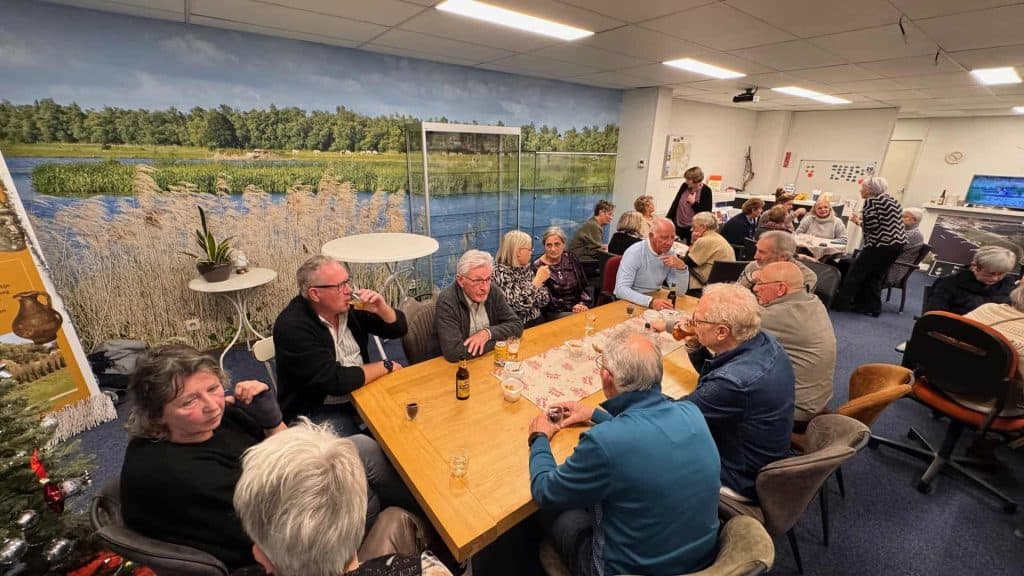 Gezellige bijeenkomst op 't Gelders Eiland tijdens jaarafsluiting TIC 2025.