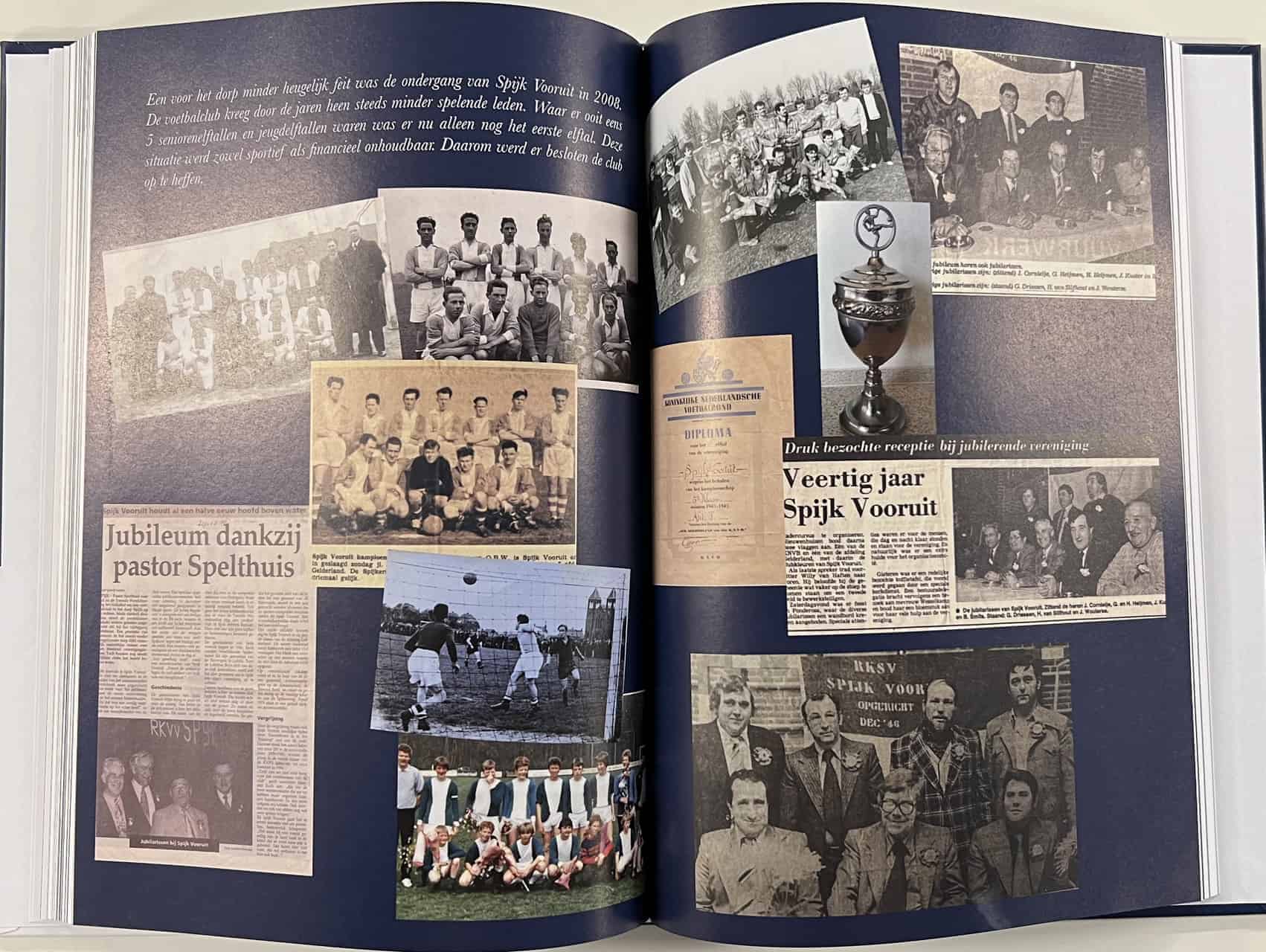 Foto's en krantenartikelen over 125 jaar Eendracht Maakt Macht.
